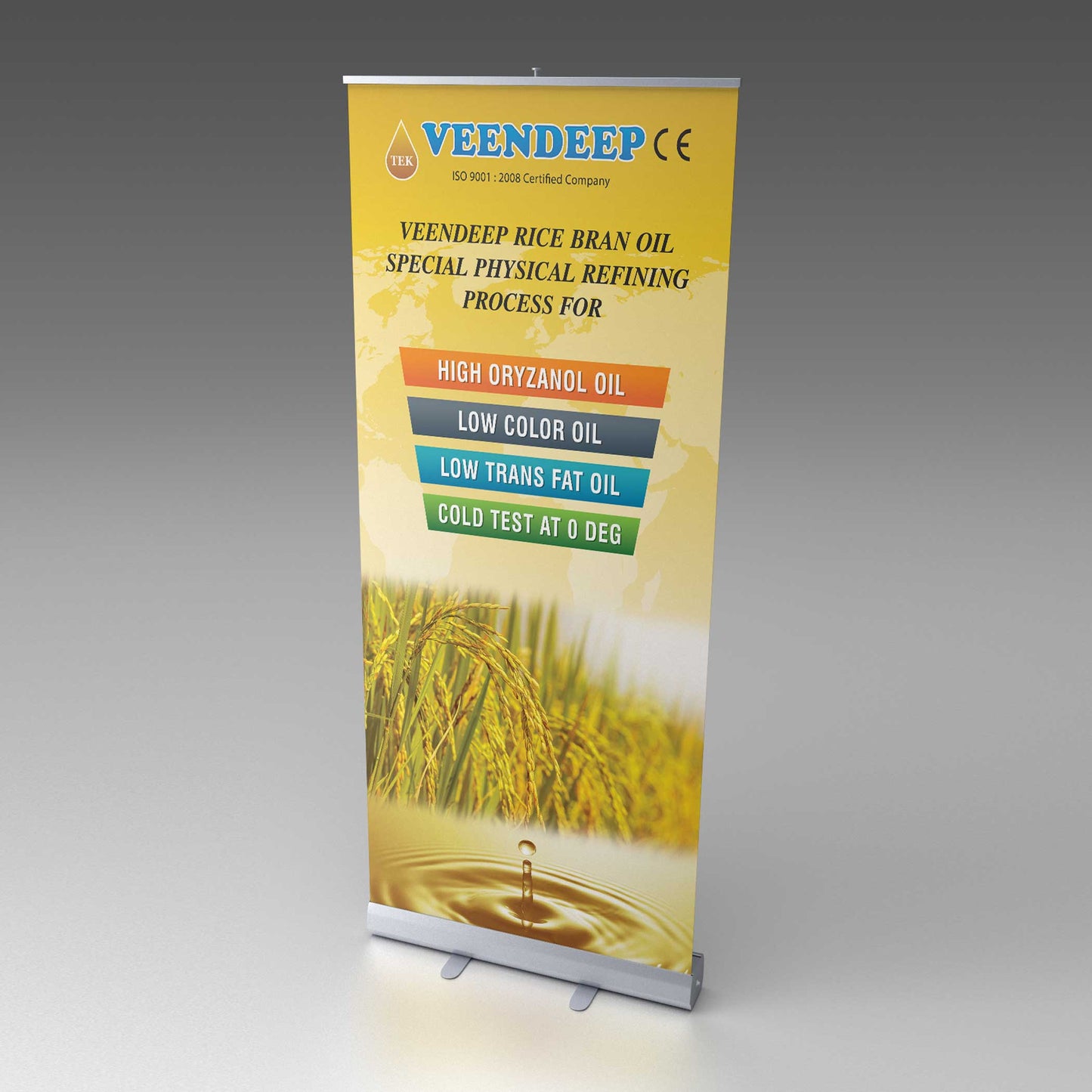 Aluminium Rollup Standee 3 X 6 feet for Advertising and Trade Show, Exhibitions