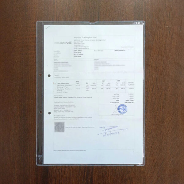PVC Margin Punch Folder - Image 2