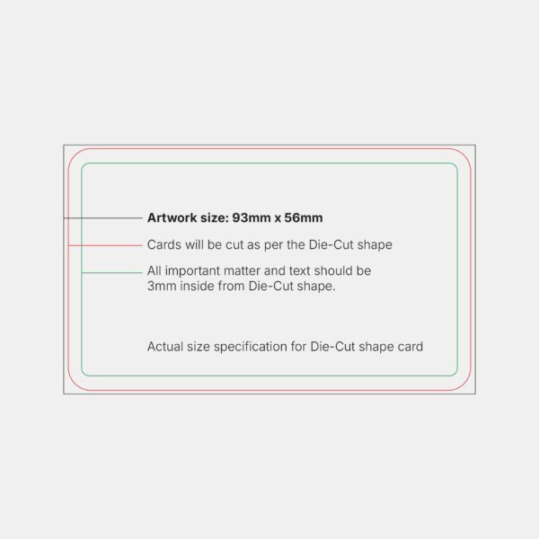 Matt Finish Rounded Corner Business Cards - Image 3