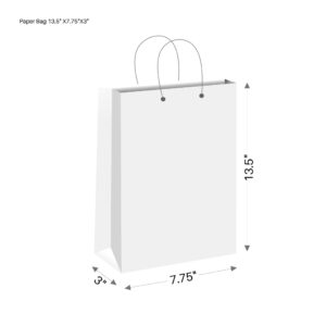 Paper Bag 13.5 X7.75X3 inches